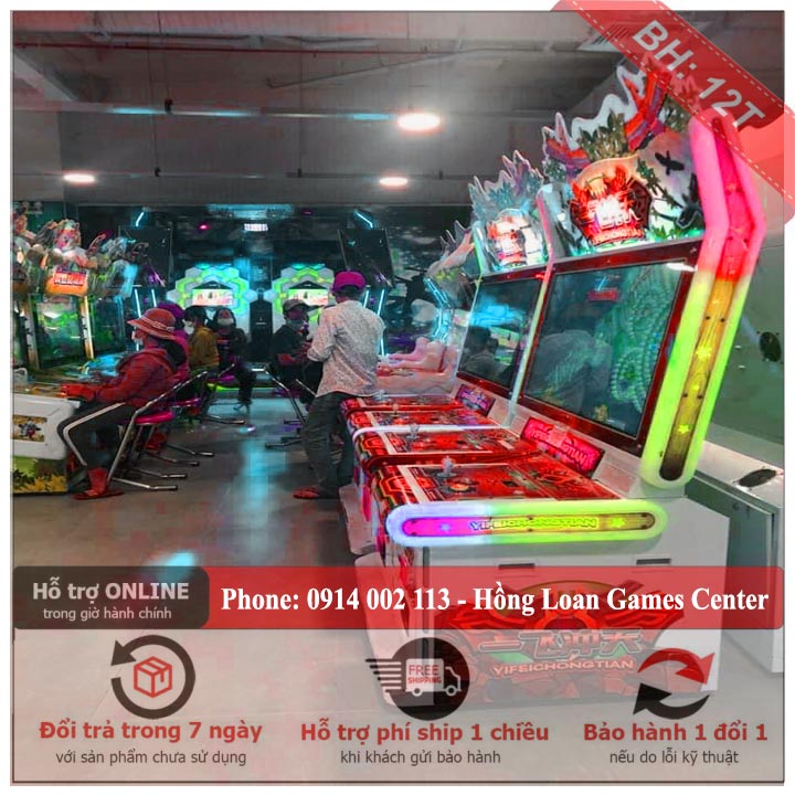 công ty thiết kế khu vui chơi, máy bắn cá mini, máy bắn cá 2 người chơi