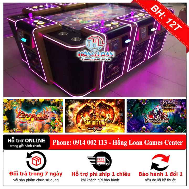 máy bắn cá 8 người chơi , thiết kế khu vui chơi trẻ em trong nahf